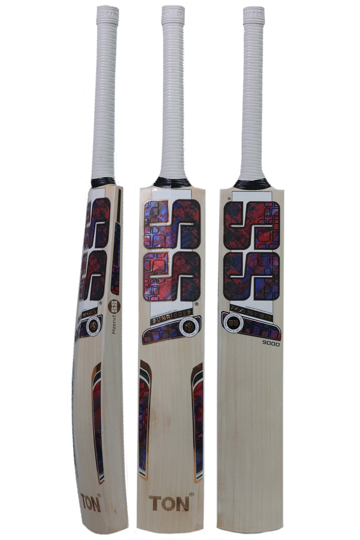 SS Master 9000 English Willow Cricket Bat - SH (Short Handle)