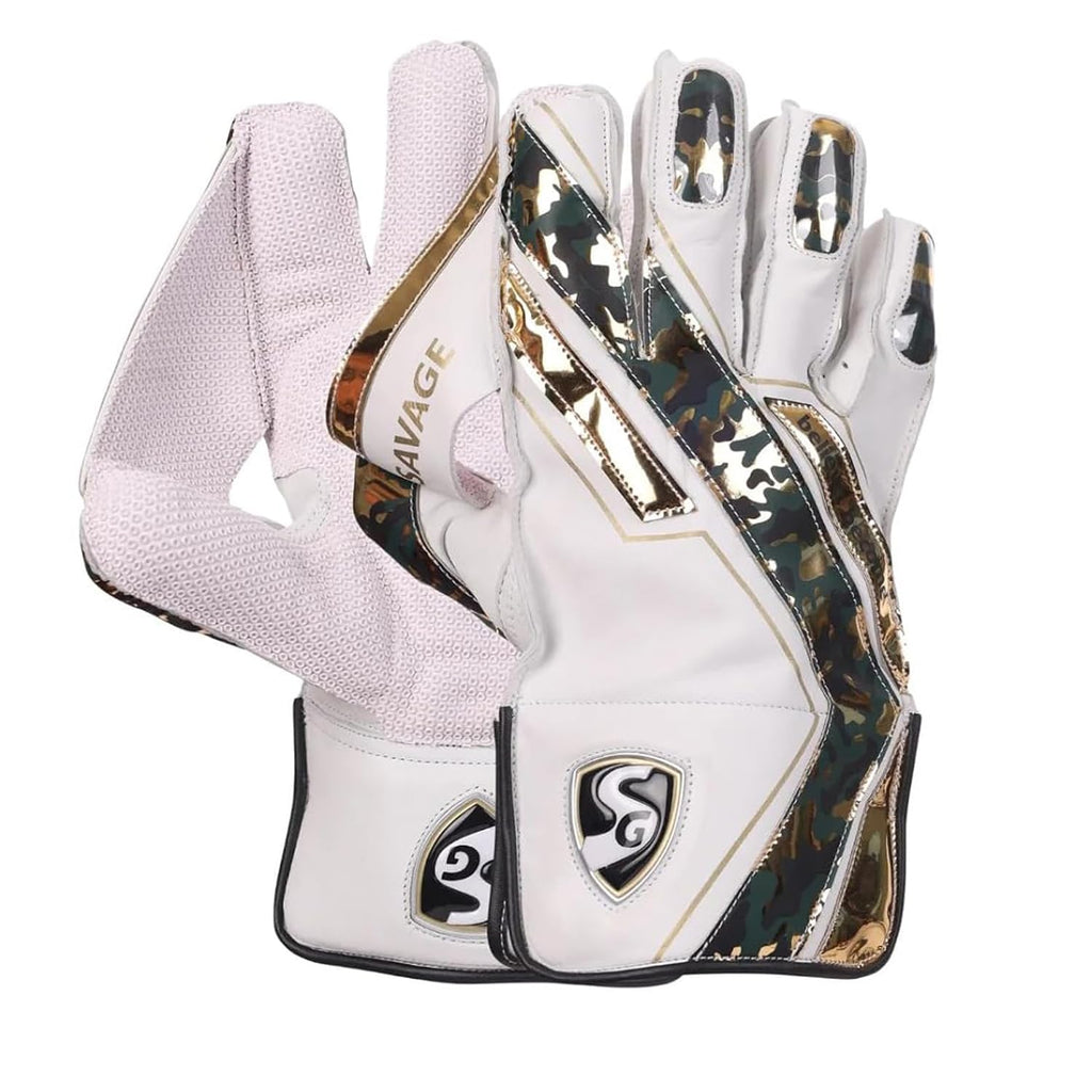SG W.K. Gloves SG Savage Leather Wicket Keeping Gloves