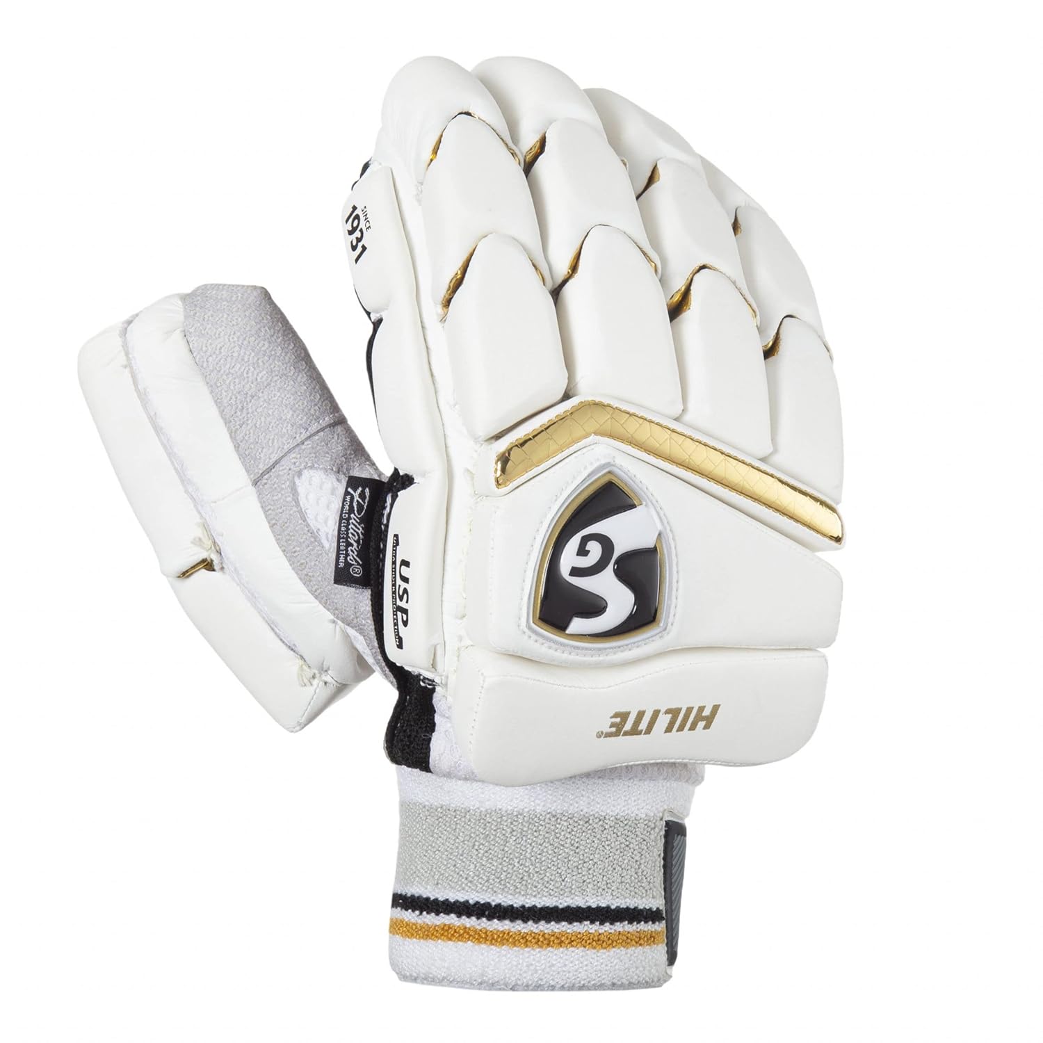 SG Hilite RH Batting Gloves Leather Palm