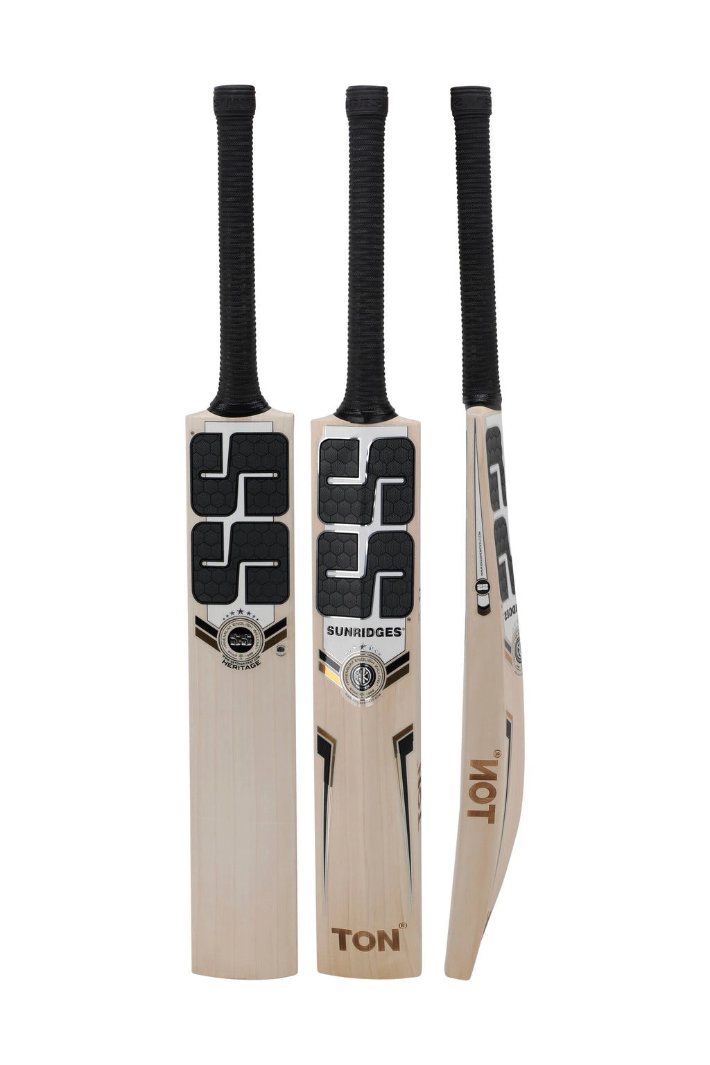 SS Heritage English Willow Cricket Bat - SH (Short Handle)