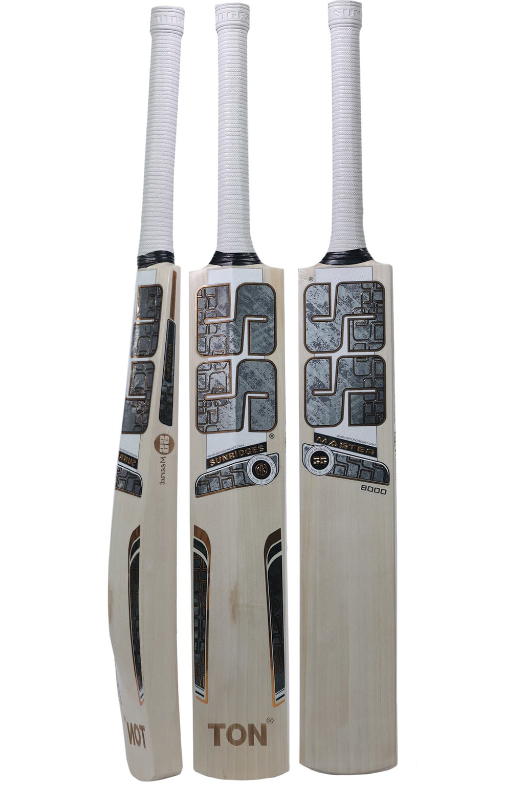 SS Master 8000 English Willow Cricket Bat - SH (Short Handle)