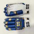 SS TON BLUE/GOLD BATTING GLOVES RH/LH