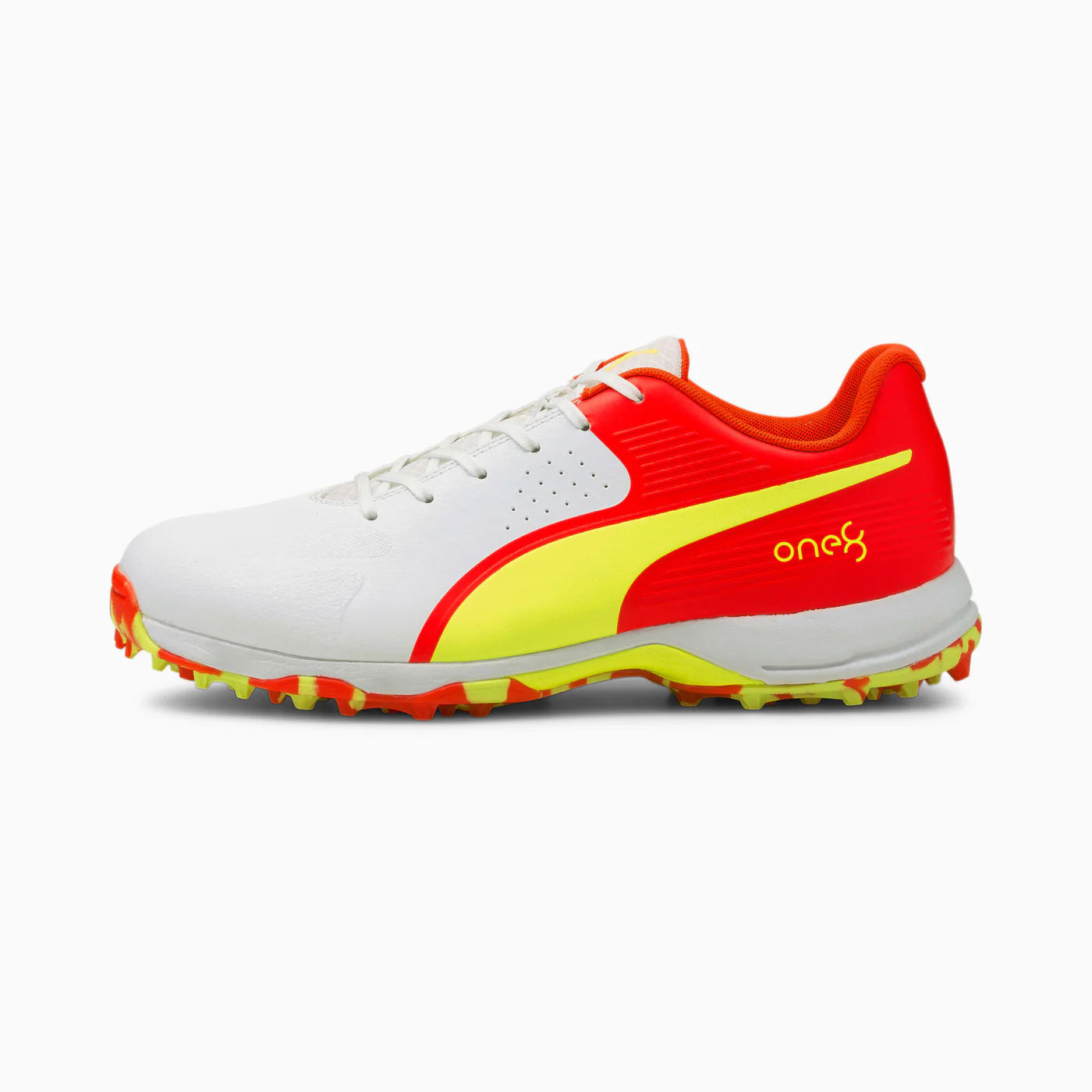 Puma One X VK18 Red/Blast Yellow Cricket Shoes