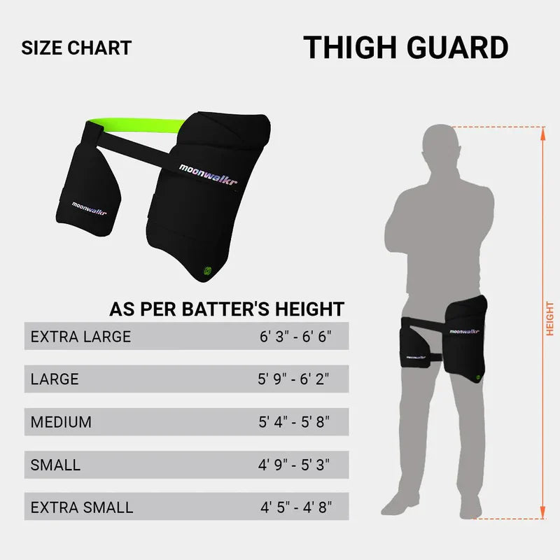 MOONWALKR 2.O BLACK/NAVY/WHITE RH/LH THIGH PADS