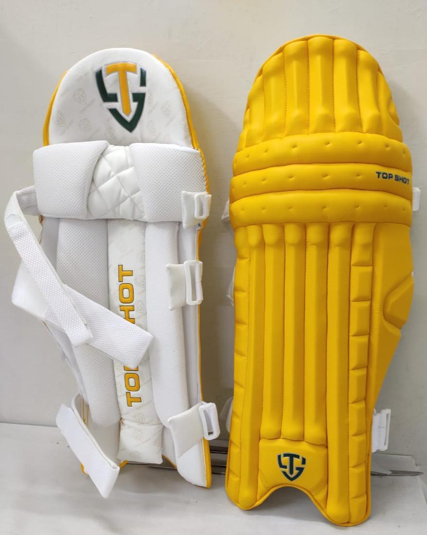 Topshot Limited Edition White Batting Pads RH