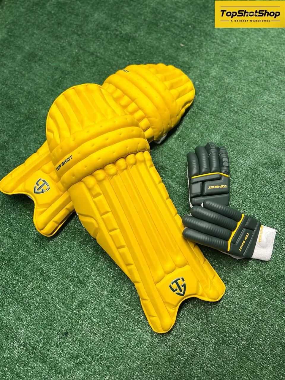 Topshot Limited Edition Yellow Batting Pads RH