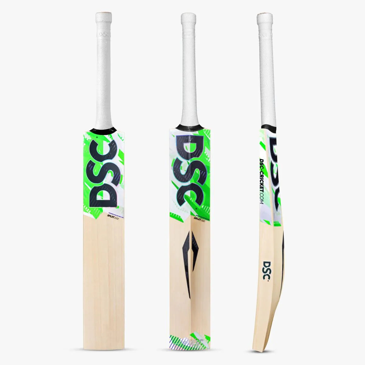 DSC Split 222 English Willow Cricket Bat - SH (Short Handle)