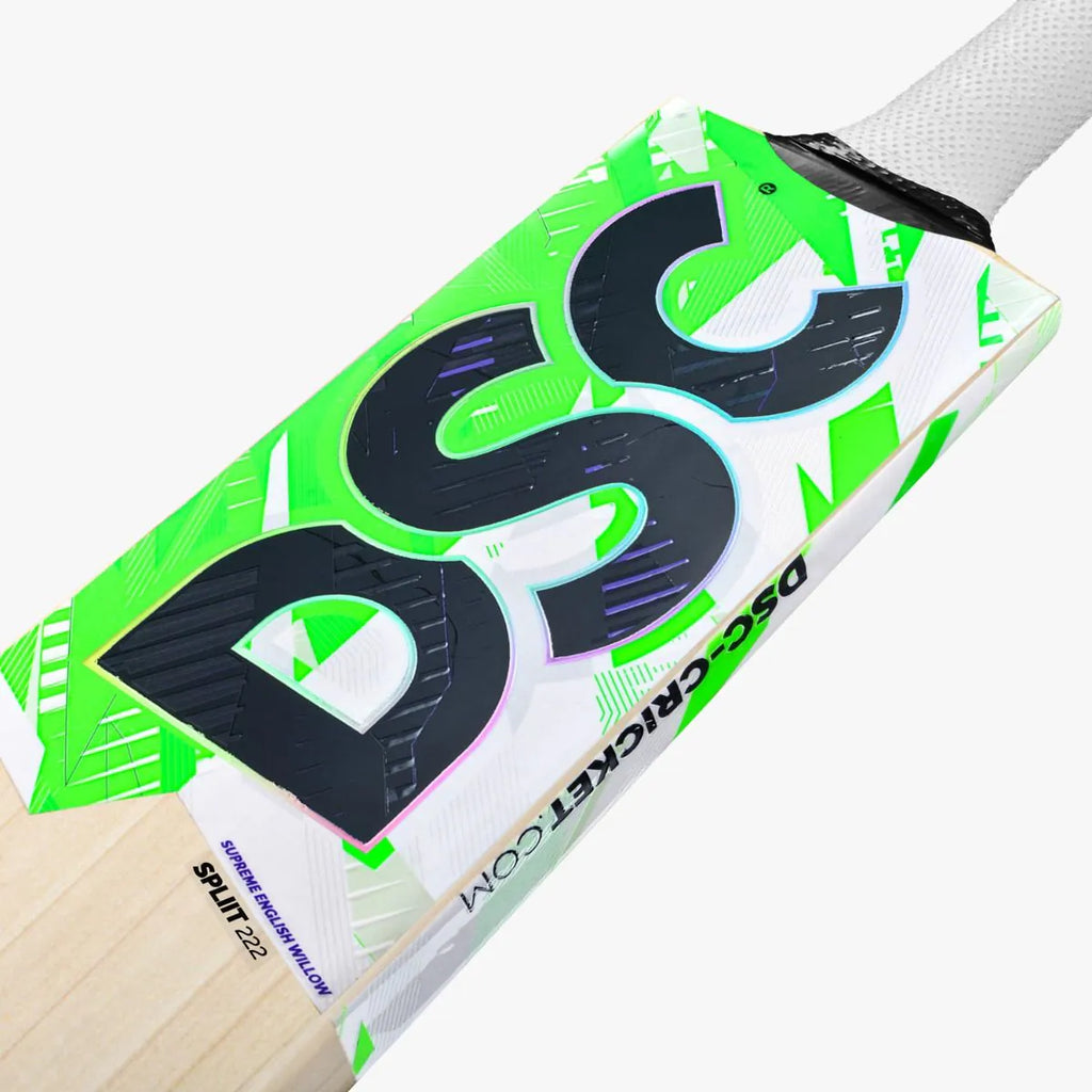 DSC Split 222 English Willow Cricket Bat - SH (Short Handle)