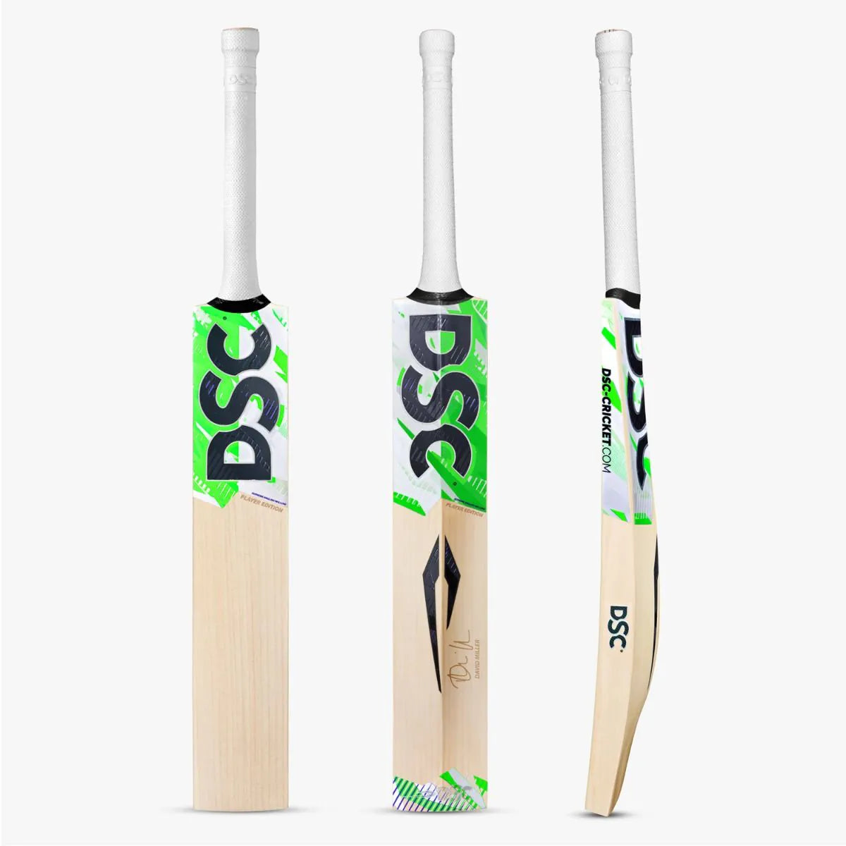 DSC David Miller Player Edition English Willow Cricket Bat - SH (Short Handle)