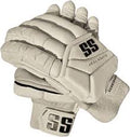 SS Super Test White Cricket Batting Gloves