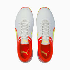 Puma One X VK18 Red/Blast Yellow Cricket Shoes