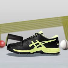 Asics Gel-Peake 2 Black Glow Yellow Cricket Shoes