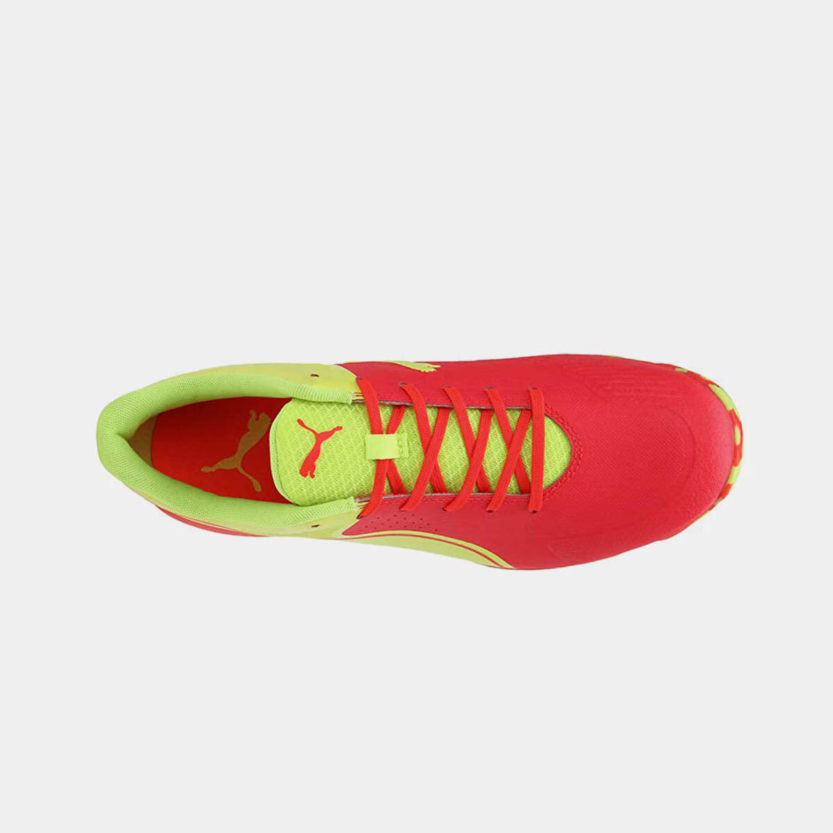Puma One X VK18 Red/Blast Yellow Cricket Shoes